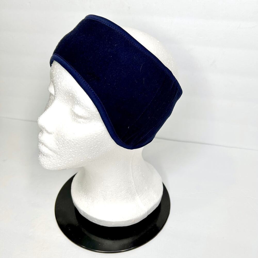 Unisex Fleece Running Headband Earmuffs Blue, Gray, Black Set of 3 - NIP